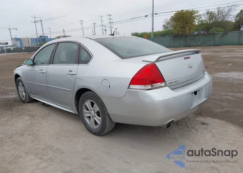2012 Chevrolet Impala Ls из США, поврежденный, VIN 2G1WF5E34C1319878